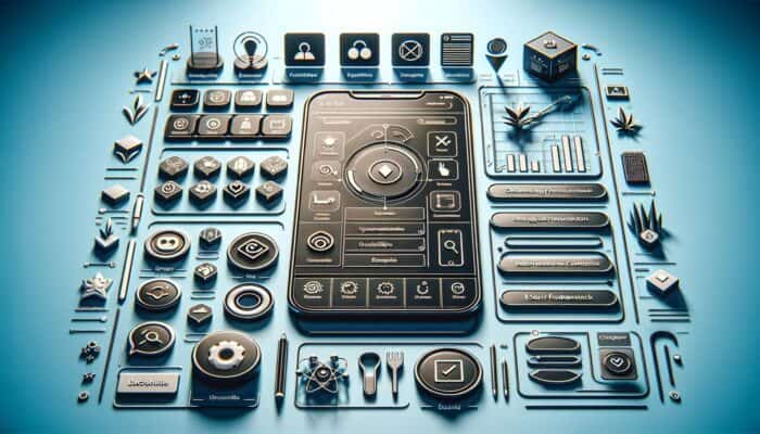 A modern user interface with customizable panels, accessibility features, and real-time feedback, optimized for mobile with onboarding tutorial and search bar.